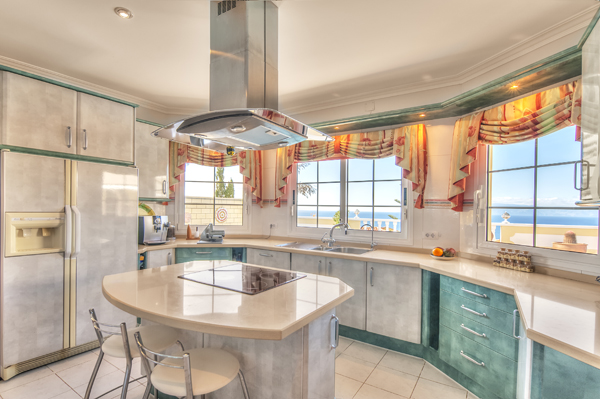 Kitchen in the villa